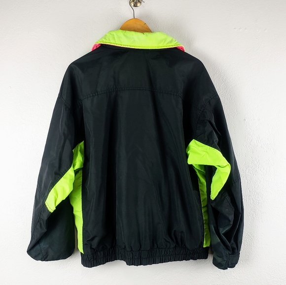 Vintage 90s Neon Retro Columbia Coat - Picture 12 of 14